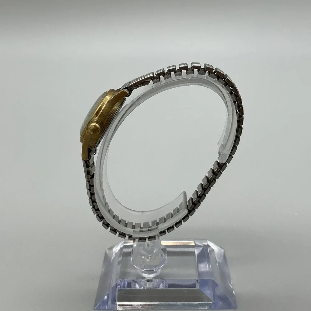 Vintage Tradition Womens Watch 23mm 17 Jewels Two Tone Expansion Bracelet Manual